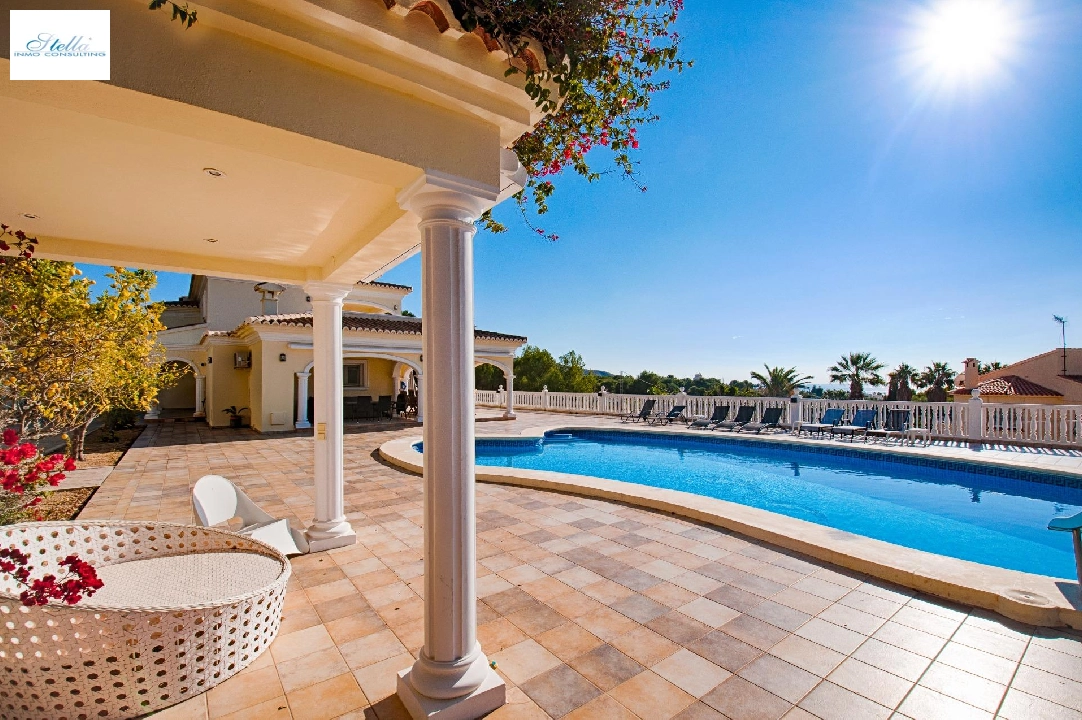 villa en Moraira(Pla del mar) en vente, construit 466 m², aire acondicionado, terrain 2040 m², 5 chambre, 5 salle de bains, piscina, ref.: AM-12066DA-3700-11