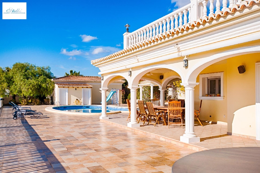villa en Moraira(Pla del mar) en vente, construit 466 m², aire acondicionado, terrain 2040 m², 5 chambre, 5 salle de bains, piscina, ref.: AM-12066DA-3700-15