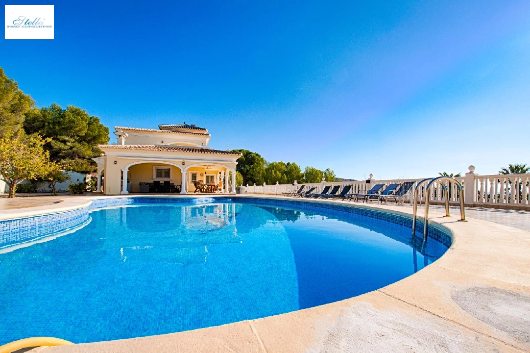 villa en Moraira(Pla del mar) en vente, construit 466 m², aire acondicionado, terrain 2040 m², 5 chambre, 5 salle de bains, piscina, ref.: AM-12066DA-3700-5