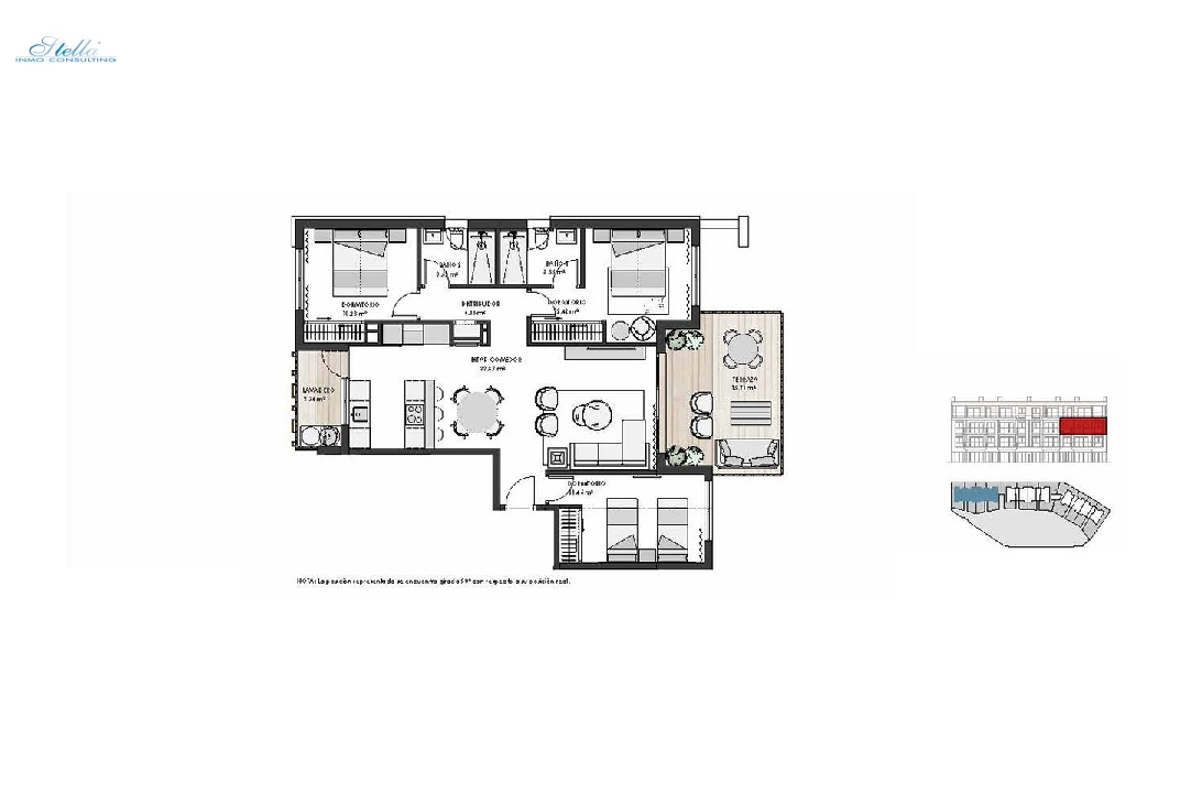 apartamento en la planta superior en Los Alcazares en vente, construit 125 m², estado nuevo, 3 chambre, 2 salle de bains, piscina, ref.: HA-LAN-450-A02-7