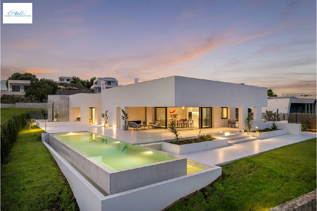 villa en Orihuela Costa en vente, construit 329 m², estado nuevo, + fussboden, aire acondicionado, terrain 1094 m², 3 chambre, 3 salle de bains, piscina, ref.: HA-OCN-148-E01-13