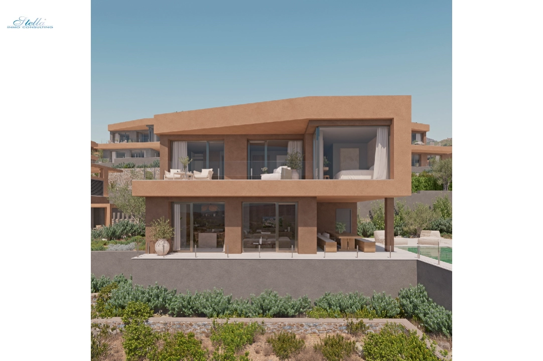 villa en Lliber(Airen Collection) en vente, construit 163 m², terrain 432 m², 3 chambre, 3 salle de bains, piscina, ref.: VA-LG118-3