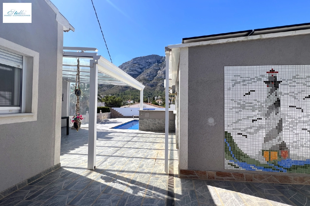 villa en Denia en location de vacances, construit 166 m², ano de construccion 1978, + estufa, aire acondicionado, terrain 802 m², 2 chambre, 2 salle de bains, piscina, ref.: T-0224-19