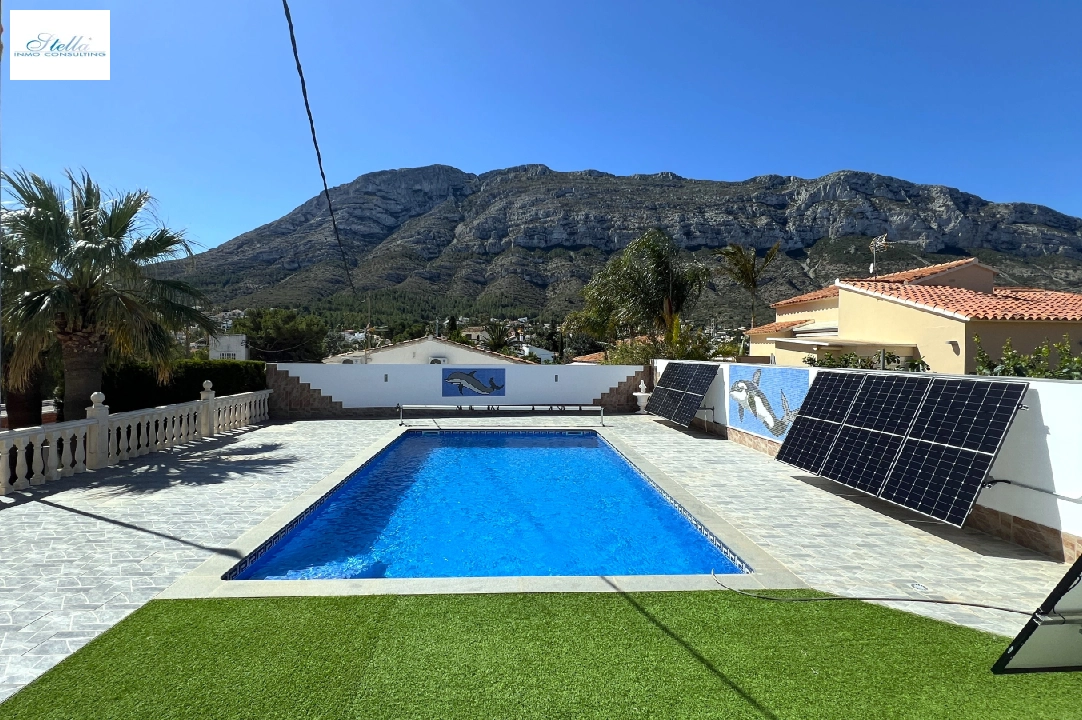 villa en Denia en location de vacances, construit 166 m², ano de construccion 1978, + estufa, aire acondicionado, terrain 802 m², 2 chambre, 2 salle de bains, piscina, ref.: T-0224-28