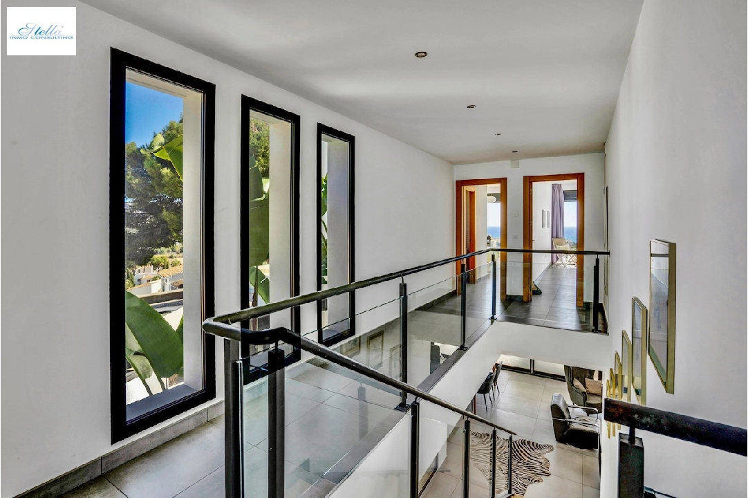 villa en Moraira(La Sabatera) en vente, construit 299 m², aire acondicionado, terrain 806 m², 4 chambre, 4 salle de bains, piscina, ref.: CA-H-1736-AMBEI-16