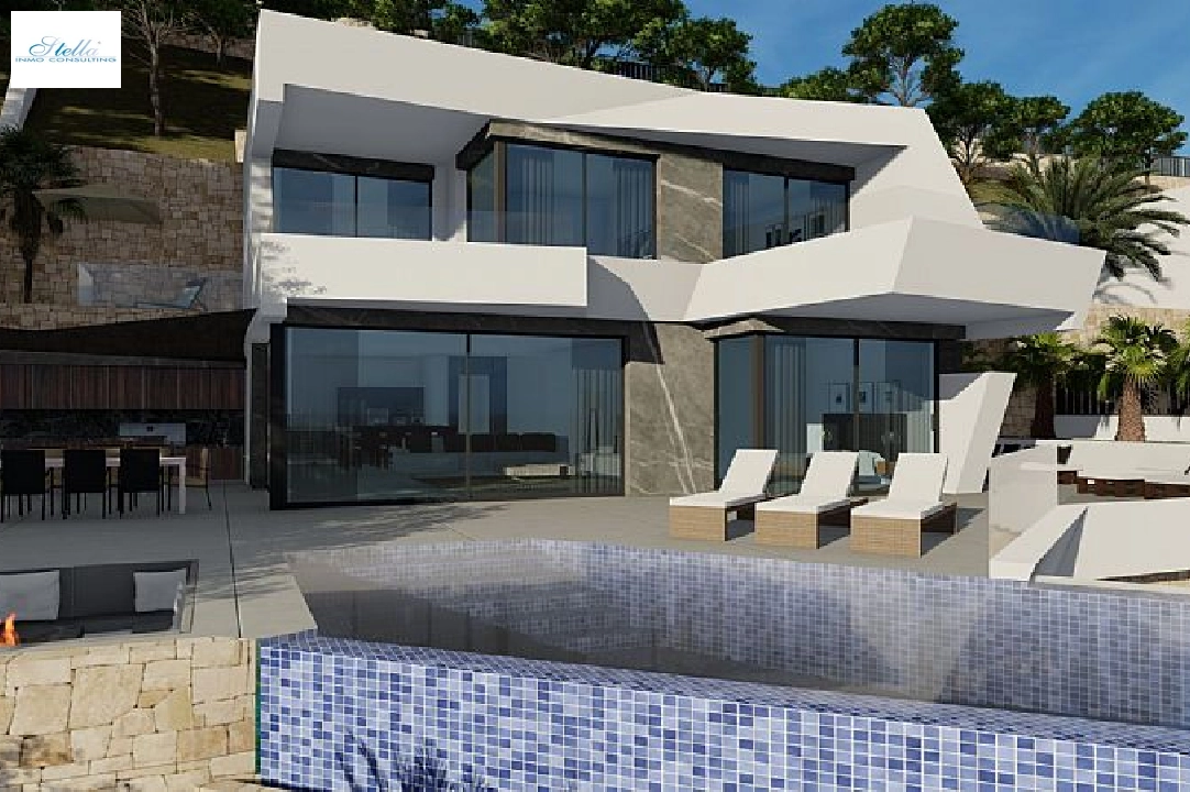 villa en Calpe(Maryvilla) en vente, construit 489 m², aire acondicionado, terrain 770 m², 4 chambre, 5 salle de bains, piscina, ref.: CA-H-1741-AMB-8
