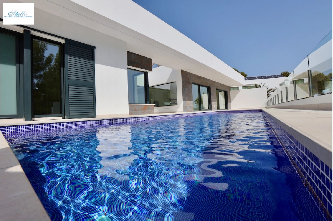 villa en Benissa(La Fustera) en vente, construit 300 m², aire acondicionado, terrain 950 m², 4 chambre, 3 salle de bains, piscina, ref.: CA-H-1747-AMB-1