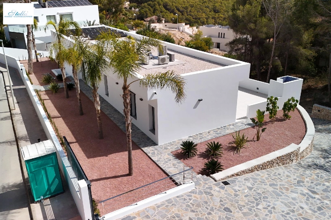 villa en Benissa(La Fustera) en vente, construit 343 m², aire acondicionado, terrain 900 m², 4 chambre, 3 salle de bains, piscina, ref.: AM-12188DA-3700-26