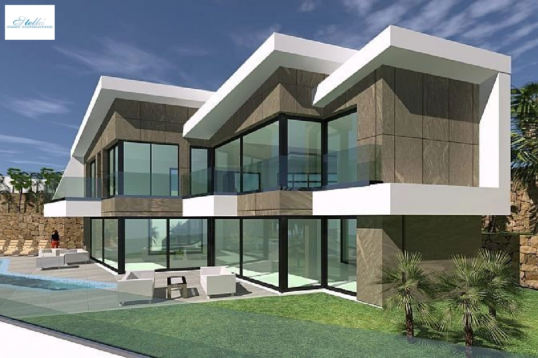 villa en Calpe(Urbanizaciones) en vente, construit 350 m², aire acondicionado, terrain 835 m², 4 chambre, 3 salle de bains, ref.: AM-1119DA-3700-3