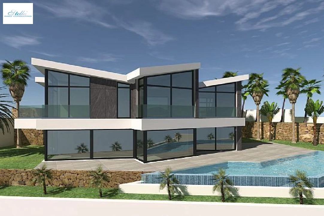 villa en Calpe(Urbanizaciones) en vente, construit 350 m², aire acondicionado, terrain 835 m², 4 chambre, 3 salle de bains, ref.: AM-1119DA-3700-6