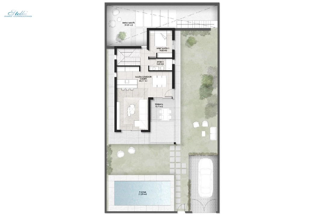 villa en Finestrat(Balcon de finestrat) en vente, construit 164 m², terrain 393 m², 3 chambre, 3 salle de bains, piscina, ref.: AM-1129DA-3700-26