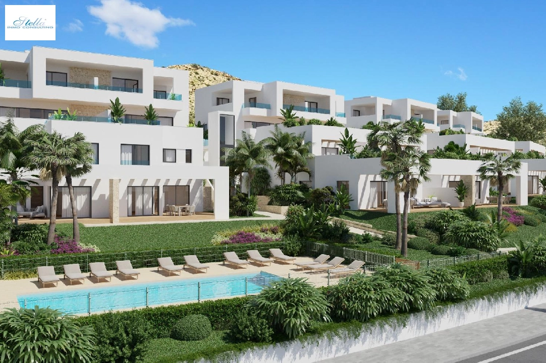 appartement en Monforte del Cid(GOLF) en vente, construit 82 m², 2 chambre, 2 salle de bains, piscina, ref.: AM-1132DA-3700-1