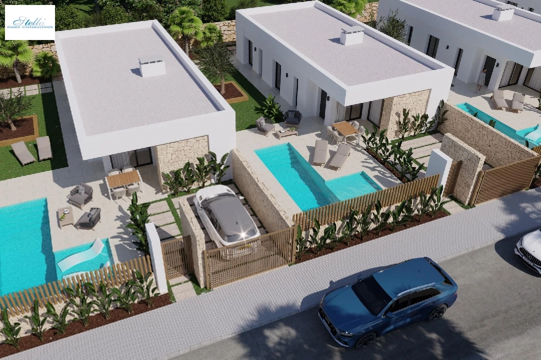 villa en Finestrat(Finestrat) en vente, construit 107 m², terrain 325 m², 3 chambre, 2 salle de bains, piscina, ref.: AM-1161DA-3700-2