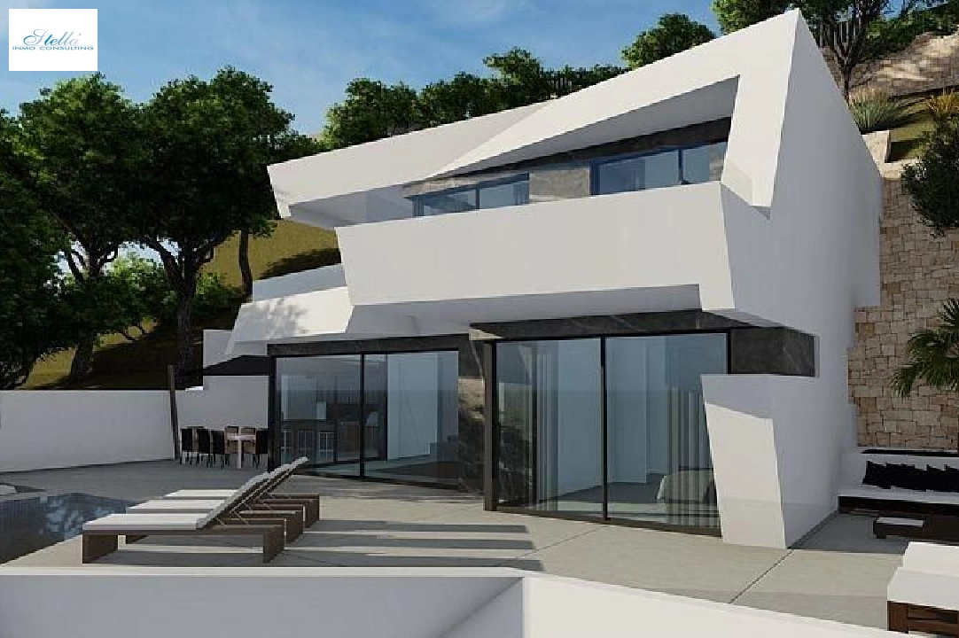 villa en Calpe(Urbanizaciones) en vente, construit 489 m², aire acondicionado, terrain 770 m², 4 chambre, 5 salle de bains, piscina, ref.: AM-1186DA-3700-4