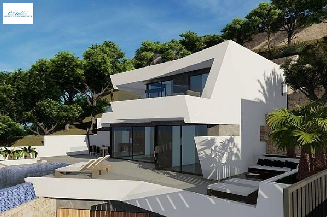 villa en Calpe(Urbanizaciones) en vente, construit 489 m², aire acondicionado, terrain 770 m², 4 chambre, 5 salle de bains, piscina, ref.: AM-1186DA-3700-6