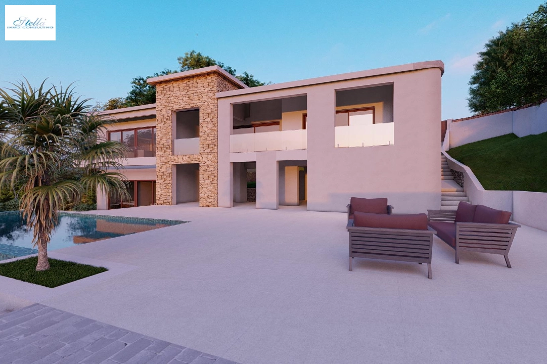 villa en Altea(La Sierra) en vente, construit 416 m², aire acondicionado, terrain 1100 m², 4 chambre, 4 salle de bains, piscina, ref.: AM-1229DA-3700-6