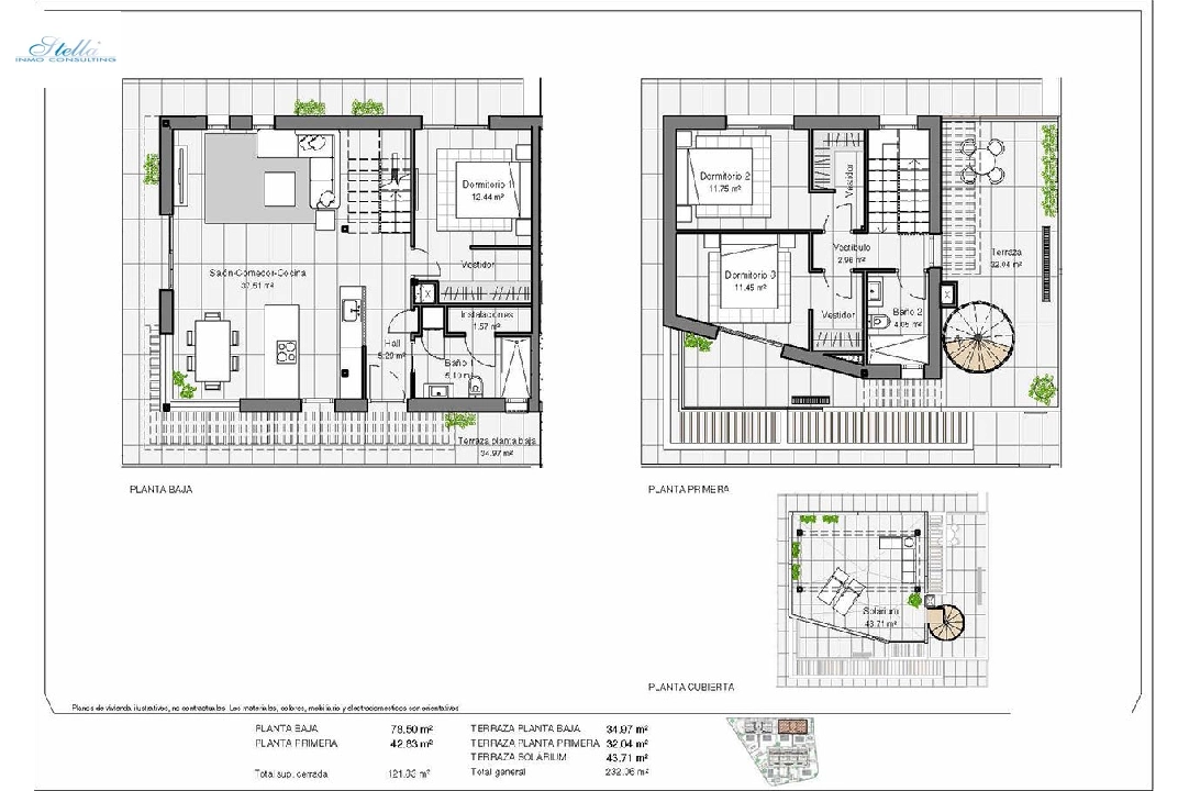 casa duplex en Polop en vente, construit 232 m², estado nuevo, terrain 295 m², 3 chambre, 2 salle de bains, piscina, ref.: HA-PON-300-D02-5
