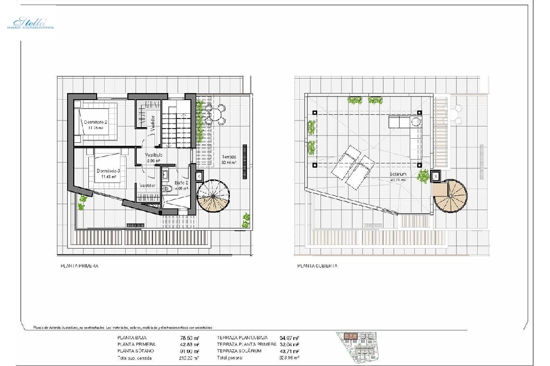 casa duplex en Polop en vente, construit 324 m², estado nuevo, terrain 353 m², 3 chambre, 2 salle de bains, piscina, ref.: HA-PON-300-D01-6