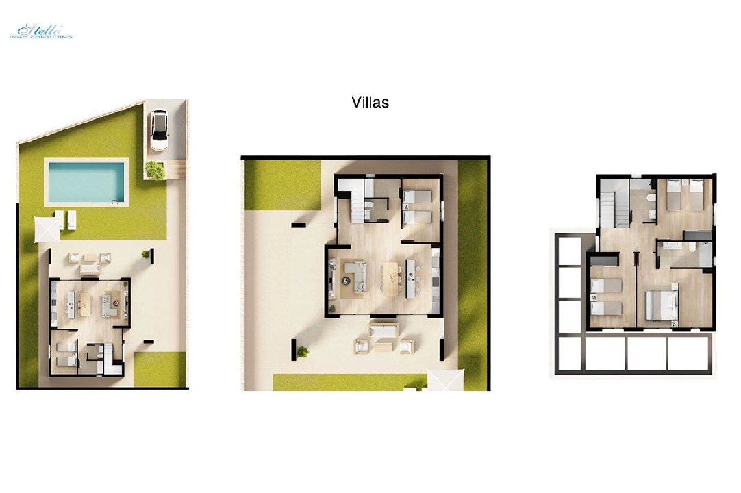 villa en Finestrat en vente, construit 183 m², estado nuevo, aire acondicionado, terrain 384 m², 4 chambre, 2 salle de bains, ref.: HA-FIN-380-E01-15