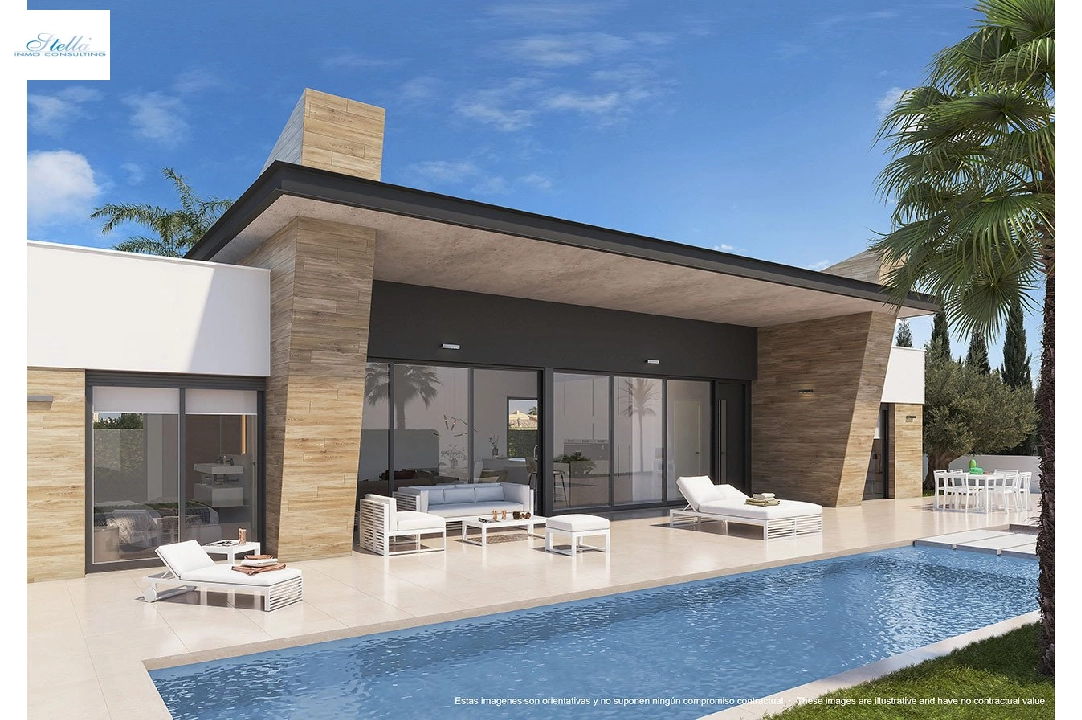 villa en Ciudad Quesada en vente, construit 150 m², estado nuevo, terrain 530 m², 3 chambre, 2 salle de bains, piscina, ref.: HA-CQN-101-E03-1