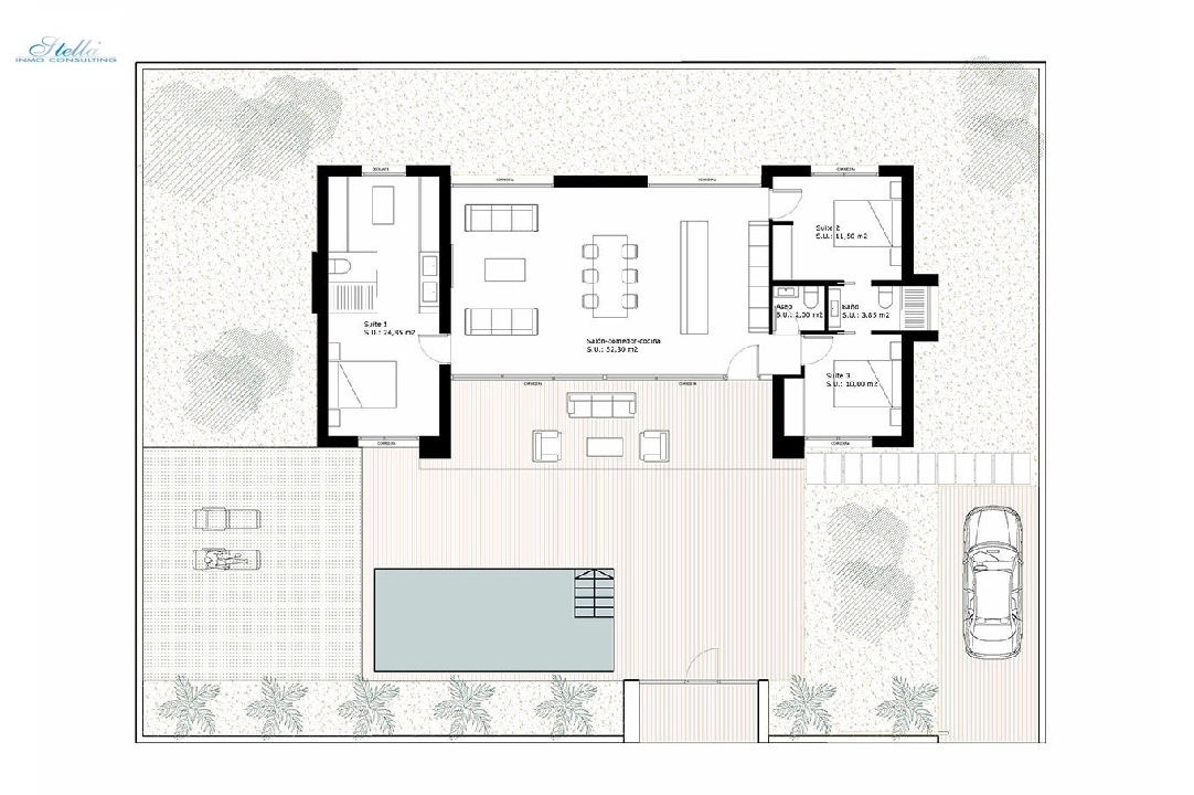 villa en Ciudad Quesada en vente, construit 150 m², estado nuevo, terrain 530 m², 3 chambre, 2 salle de bains, piscina, ref.: HA-CQN-101-E03-16