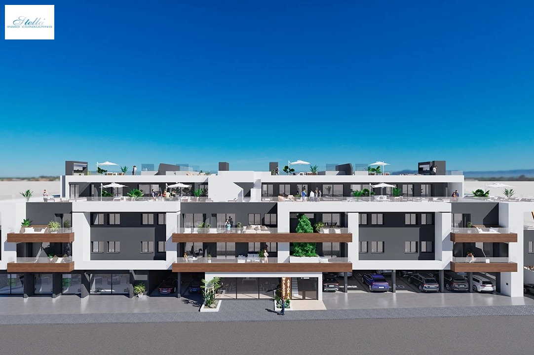 apartamento en la planta superior en Benijofar en vente, construit 147 m², estado nuevo, 3 chambre, 2 salle de bains, piscina, ref.: HA-BNN-331-A02-12