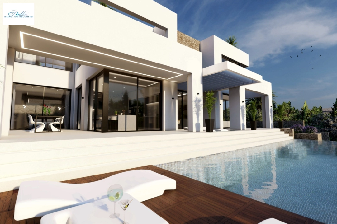 villa en Benissa(La Fustera) en vente, construit 615 m², ano de construccion 2023, aire acondicionado, terrain 1347 m², 4 chambre, 3 salle de bains, piscina, ref.: BI-BE.H-902-11