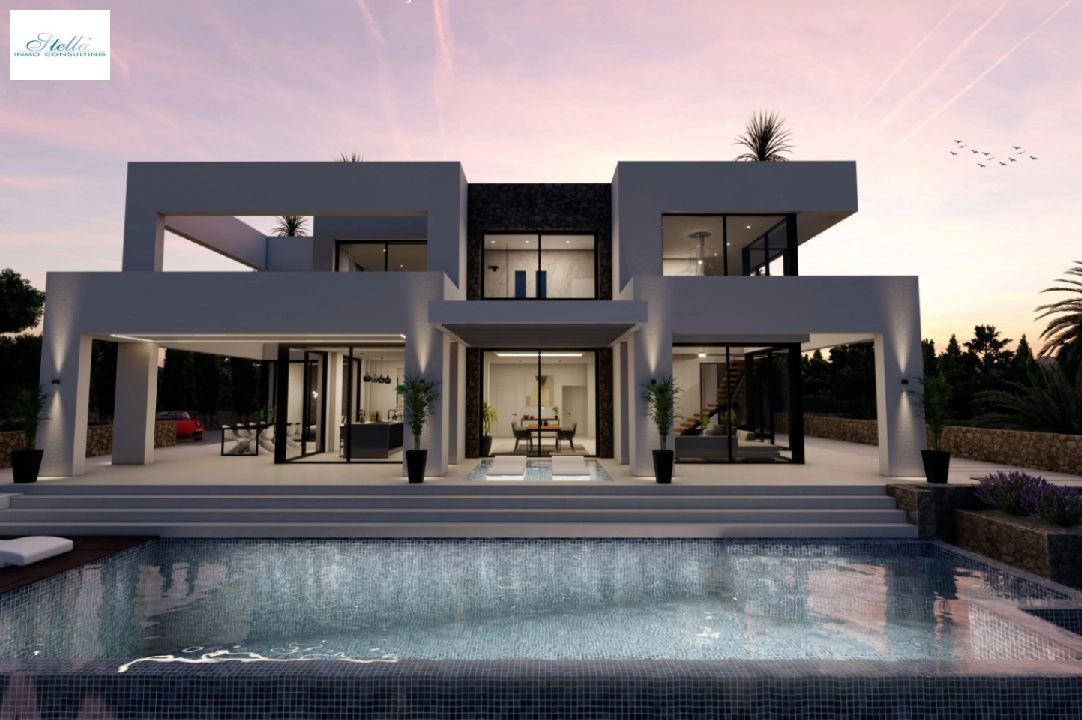 villa en Benissa(La Fustera) en vente, construit 615 m², ano de construccion 2023, aire acondicionado, terrain 1347 m², 4 chambre, 3 salle de bains, piscina, ref.: BI-BE.H-902-17