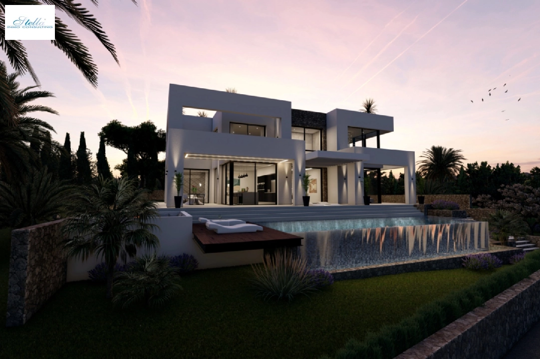 villa en Benissa(La Fustera) en vente, construit 615 m², ano de construccion 2023, aire acondicionado, terrain 1347 m², 4 chambre, 3 salle de bains, piscina, ref.: BI-BE.H-902-19