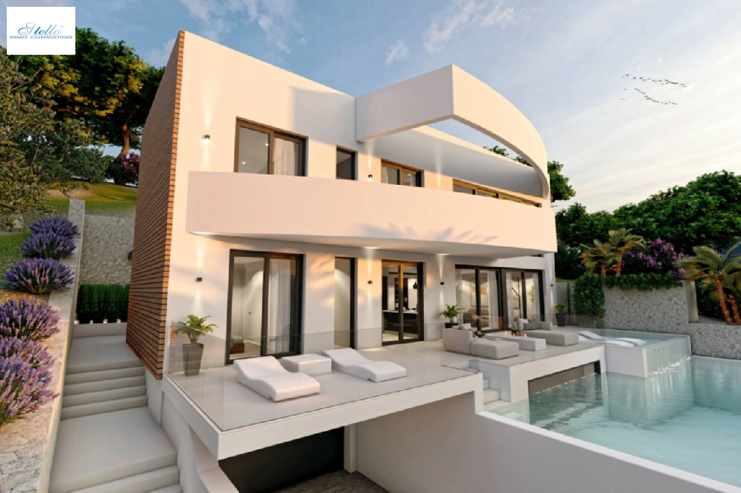 villa en Altea en vente, construit 540 m², ano de construccion 2024, aire acondicionado, terrain 1270 m², 4 chambre, 4 salle de bains, piscina, ref.: BI-AL.H-031-20