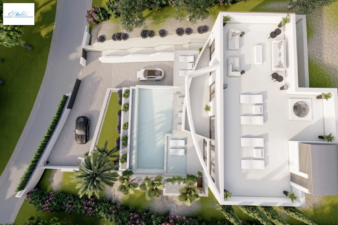 villa en Altea en vente, construit 540 m², ano de construccion 2024, aire acondicionado, terrain 1270 m², 4 chambre, 4 salle de bains, piscina, ref.: BI-AL.H-031-3