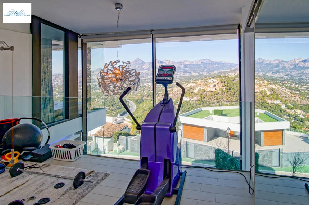 villa en Altea(Altea Hills) en vente, construit 547 m², aire acondicionado, terrain 908 m², 6 chambre, 5 salle de bains, piscina, ref.: BP-7056ALT-32