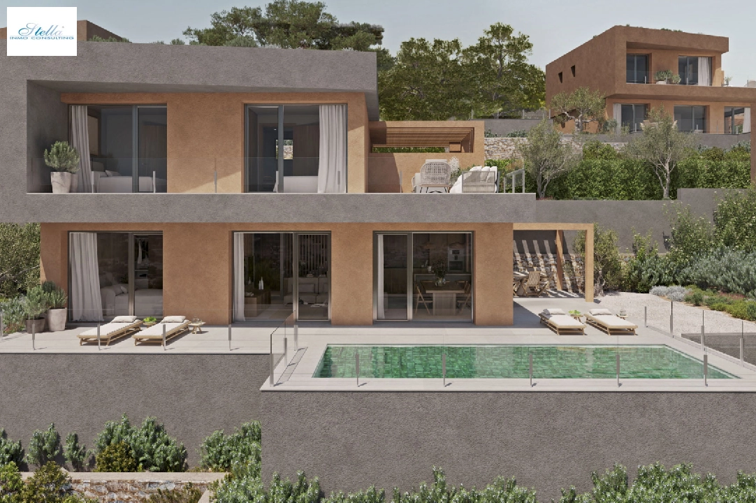 villa en Lliber en vente, construit 314 m², aire acondicionado, terrain 473 m², 3 chambre, 3 salle de bains, piscina, ref.: BP-4379LLIB-14