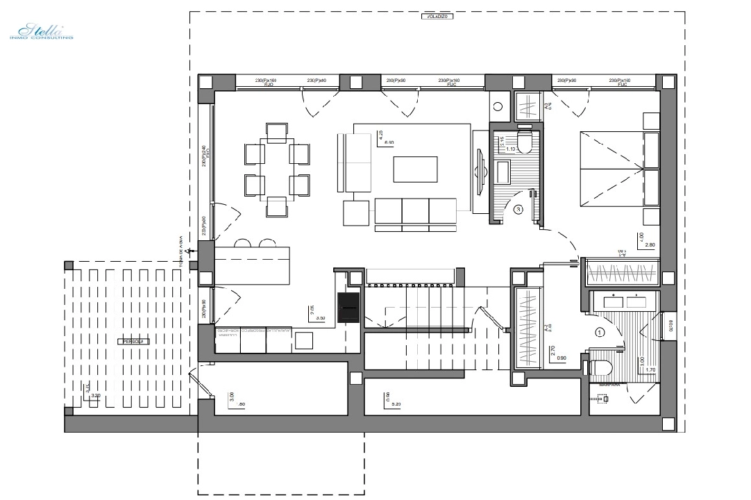 villa en Lliber en vente, construit 314 m², aire acondicionado, terrain 473 m², 3 chambre, 3 salle de bains, piscina, ref.: BP-4379LLIB-2