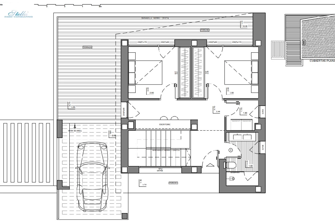 villa en Lliber en vente, construit 314 m², aire acondicionado, terrain 473 m², 3 chambre, 3 salle de bains, piscina, ref.: BP-4379LLIB-3