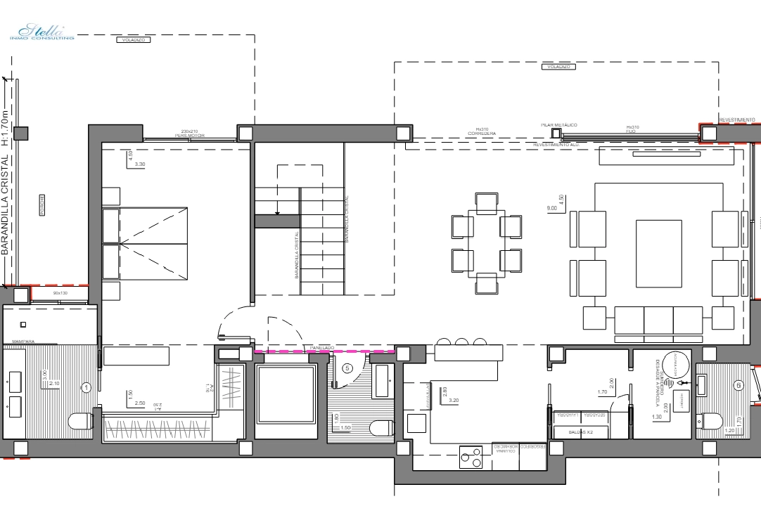 villa en Altea(Altea Hills) en vente, construit 535 m², aire acondicionado, terrain 1252 m², 4 chambre, 6 salle de bains, piscina, ref.: BP-4380ALT-38