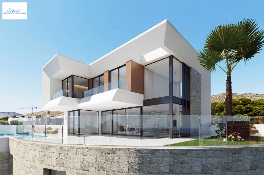 villa en Finestrat en vente, construit 526 m², ano de construccion 2024, aire acondicionado, terrain 598 m², 5 chambre, 5 salle de bains, piscina, ref.: BI-AL.H-035-15