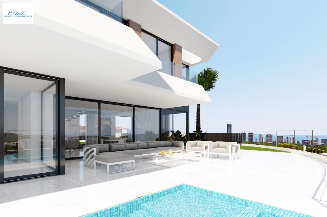 villa en Finestrat en vente, construit 526 m², ano de construccion 2024, aire acondicionado, terrain 598 m², 5 chambre, 5 salle de bains, piscina, ref.: BI-AL.H-035-16