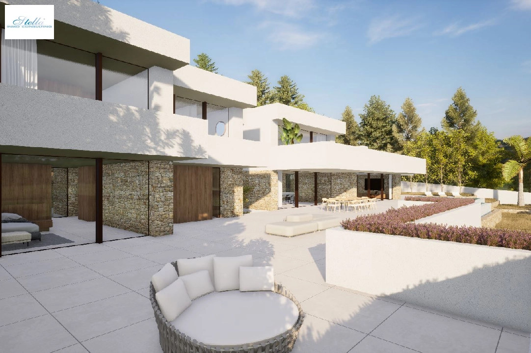 villa en Moraira en vente, construit 2264 m², ano de construccion 2024, aire acondicionado, terrain 2896 m², 6 chambre, 6 salle de bains, piscina, ref.: BI-MT.H-800-8