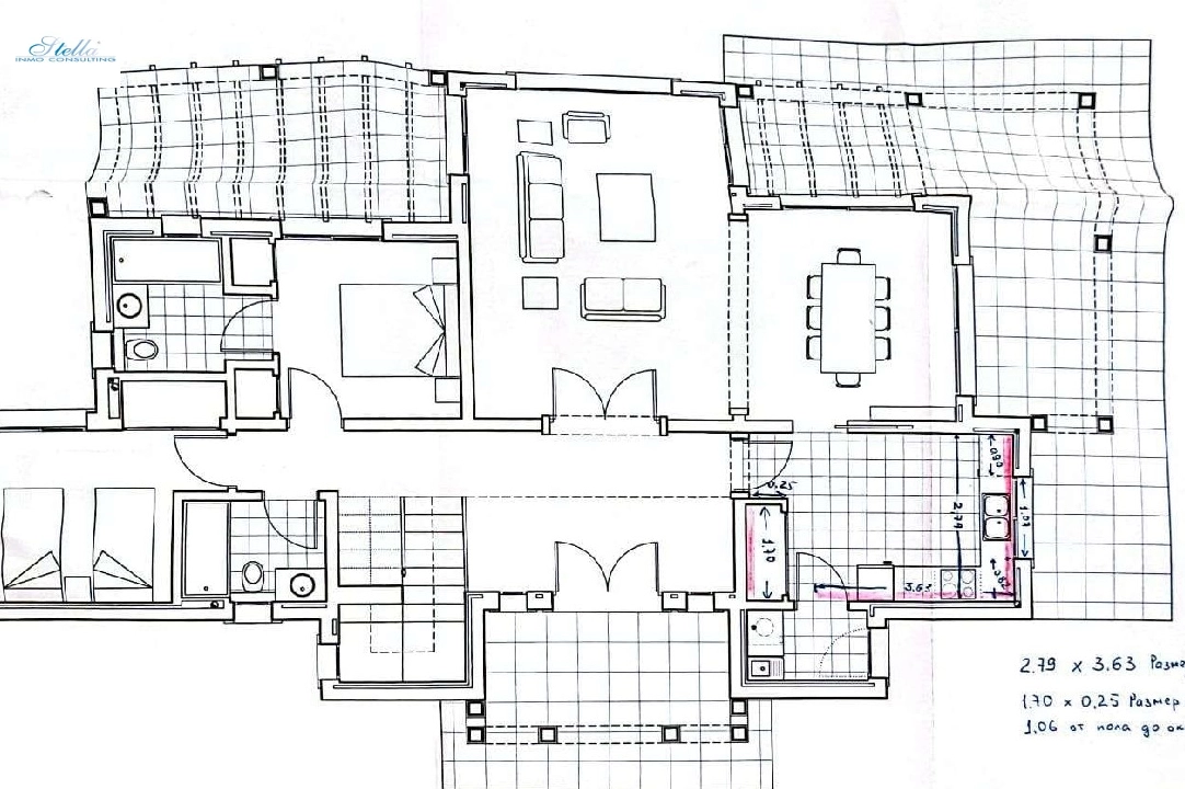 villa en Javea(Pinosol) en vente, construit 223 m², aire acondicionado, terrain 1000 m², 4 chambre, 4 salle de bains, ref.: BP-4387JAV-18