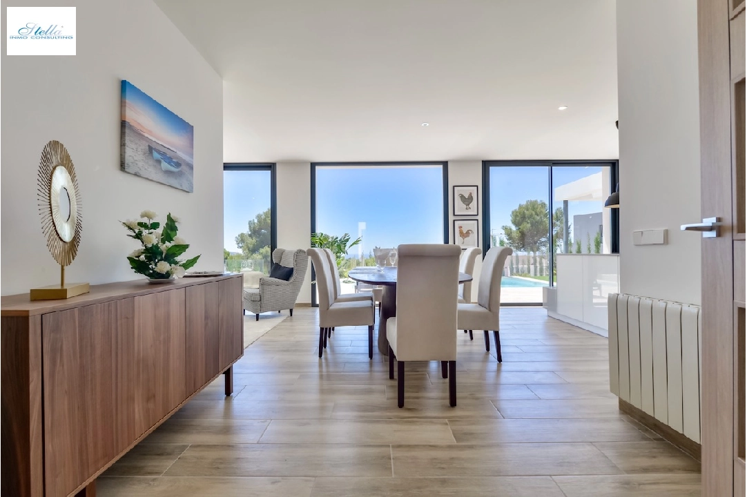 villa en Moraira(La Sabatera) en vente, construit 259 m², aire acondicionado, terrain 811 m², 4 chambre, 3 salle de bains, piscina, ref.: CA-H-1766-AMBI-3