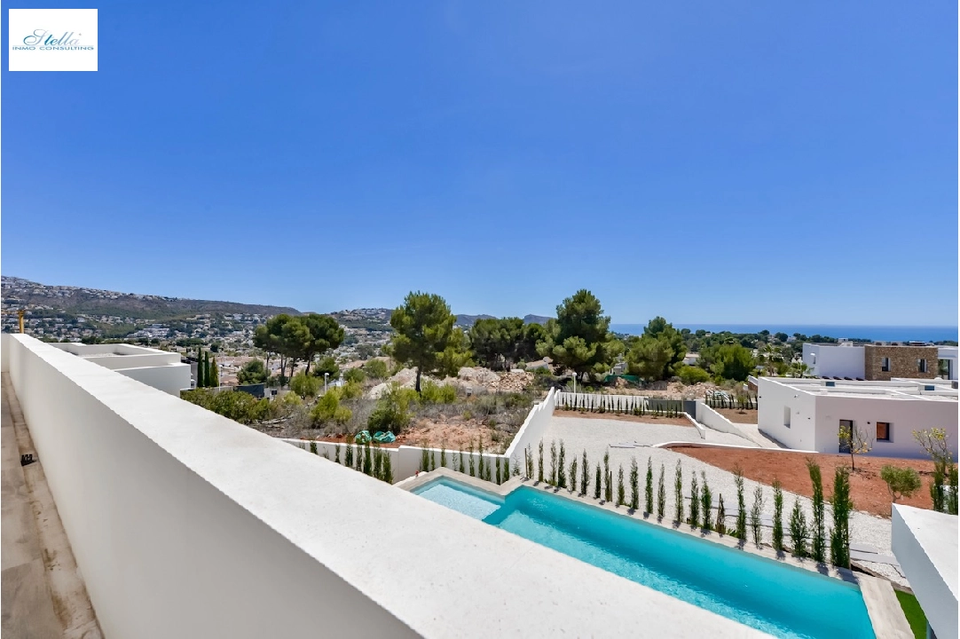 villa en Moraira(La Sabatera) en vente, construit 259 m², aire acondicionado, terrain 811 m², 4 chambre, 3 salle de bains, piscina, ref.: CA-H-1766-AMBI-36