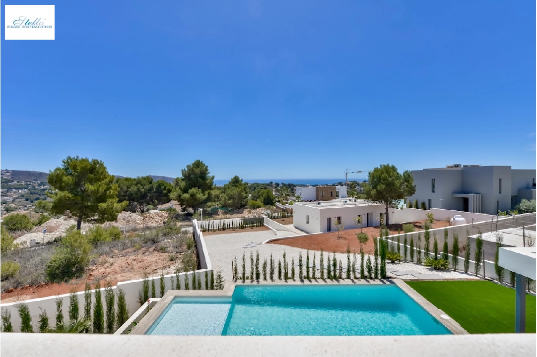 villa en Moraira(La Sabatera) en vente, construit 259 m², aire acondicionado, terrain 811 m², 4 chambre, 3 salle de bains, piscina, ref.: CA-H-1766-AMBI-40