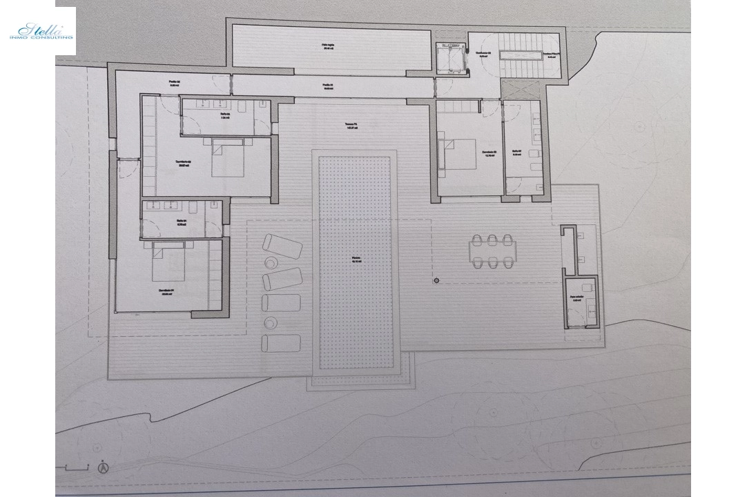 villa en Calpe(Partida Empedrola) en vente, construit 453 m², aire acondicionado, terrain 1013 m², 4 chambre, 5 salle de bains, ref.: BP-4308CAL-10