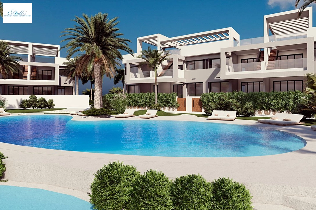 atico en Torrevieja en vente, construit 179 m², estado nuevo, 2 chambre, 2 salle de bains, piscina, ref.: HA-TON-221-A02-1