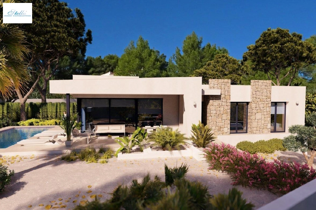 villa en Benissa(Fanadix) en vente, construit 153 m², aire acondicionado, terrain 800 m², 3 chambre, 2 salle de bains, piscina, ref.: AM-12147DA-3700-5