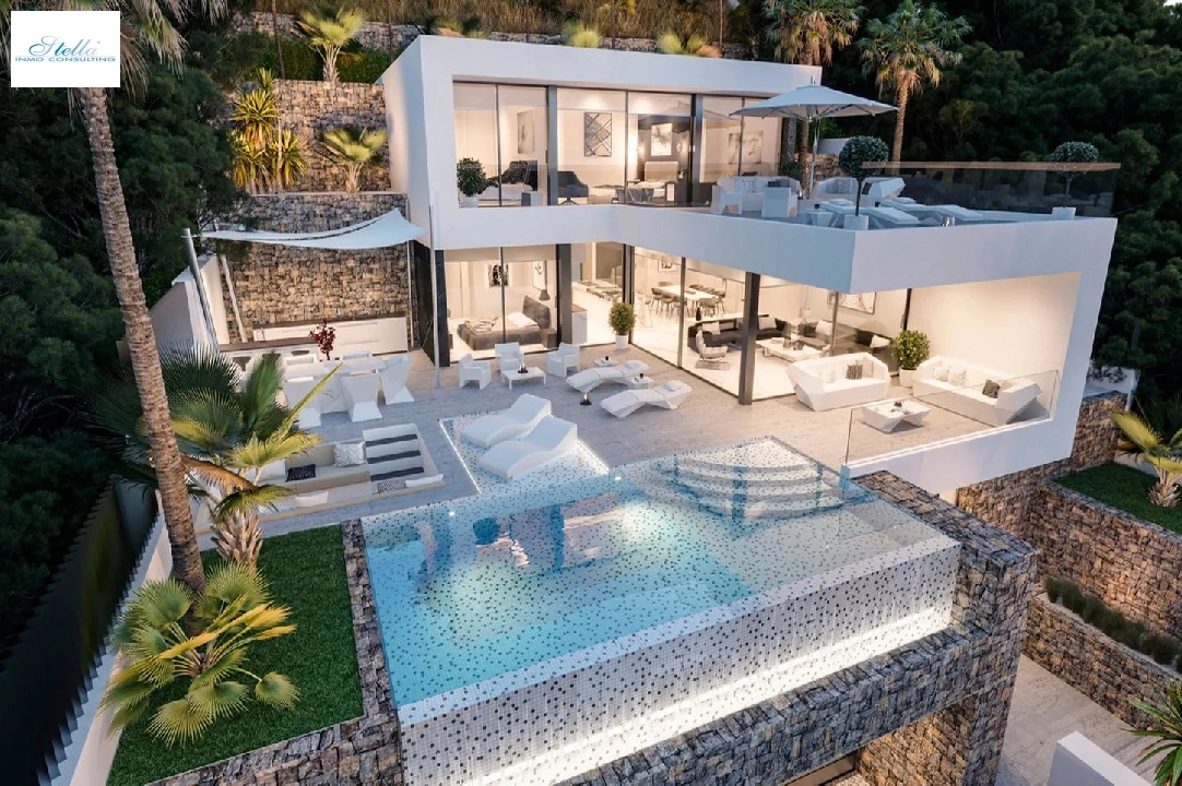 villa en Calpe en vente, construit 340 m², aire acondicionado, 4 chambre, 5 salle de bains, ref.: BS-84512280-1