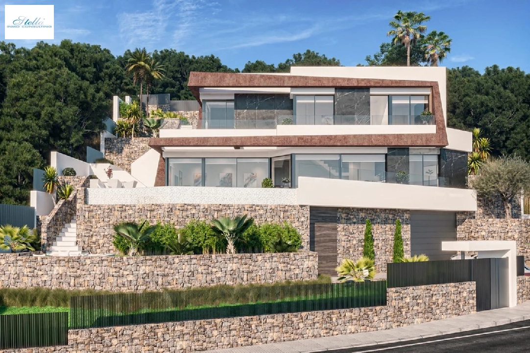 villa en Calpe en vente, construit 273 m², aire acondicionado, 4 chambre, 5 salle de bains, piscina, ref.: BS-84512482-1