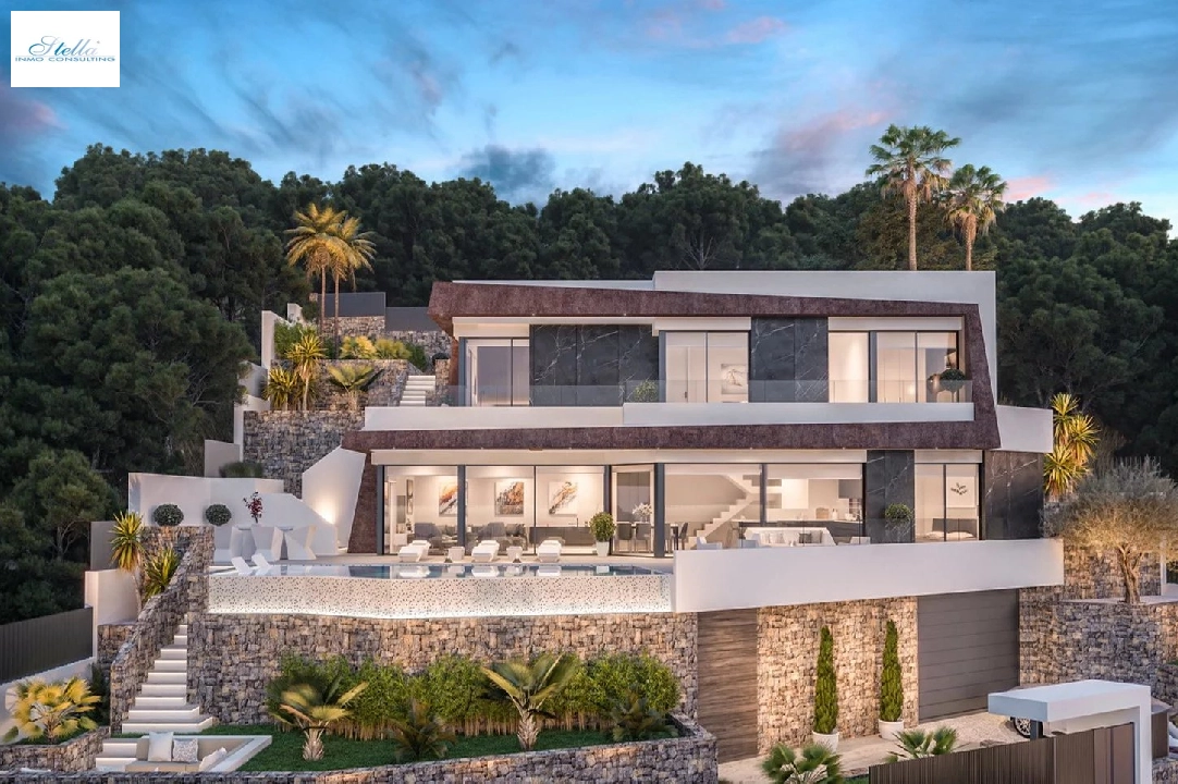 villa en Calpe en vente, construit 273 m², aire acondicionado, 4 chambre, 5 salle de bains, piscina, ref.: BS-84512482-2