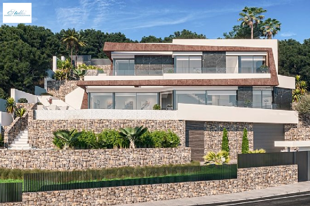 villa en Calpe(Maryvilla) en vente, construit 349 m², aire acondicionado, terrain 630 m², 4 chambre, 5 salle de bains, piscina, ref.: CA-H-1777-AMB-9